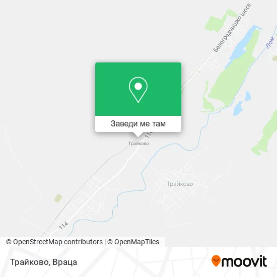 Трайково карта