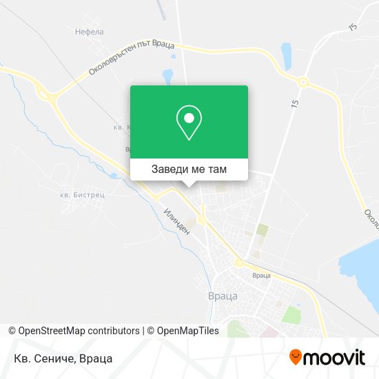 Кв. Сениче карта