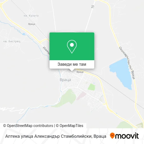 Аптека улица Александър Стамболийски карта