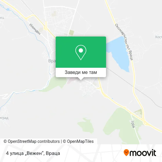 4 улица „Вежен“ карта