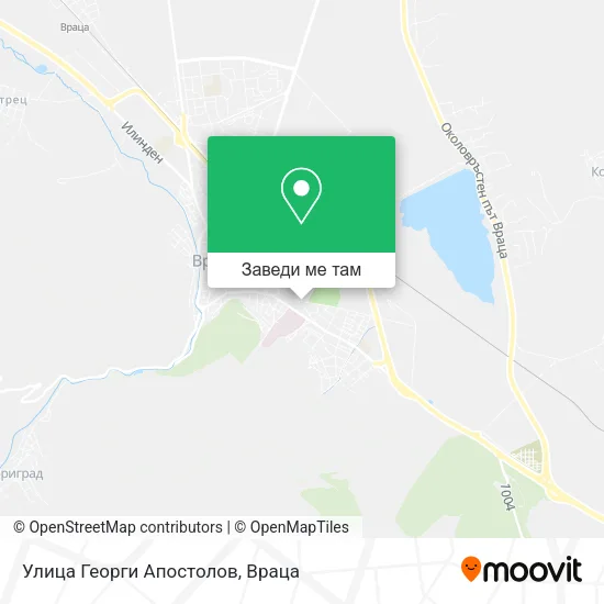 Улица Георги Апостолов карта