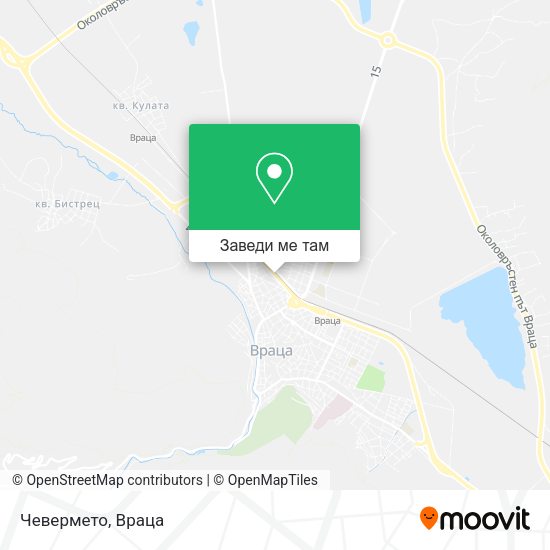Чевермето карта
