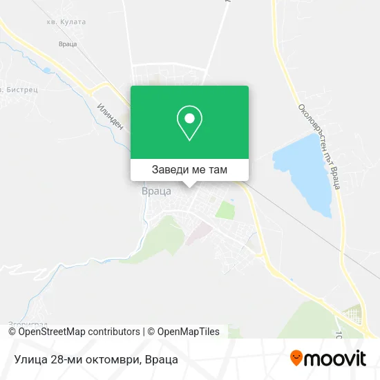 Улица 28-ми октомври карта