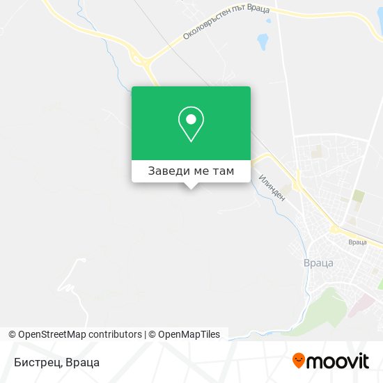 Бистрец карта