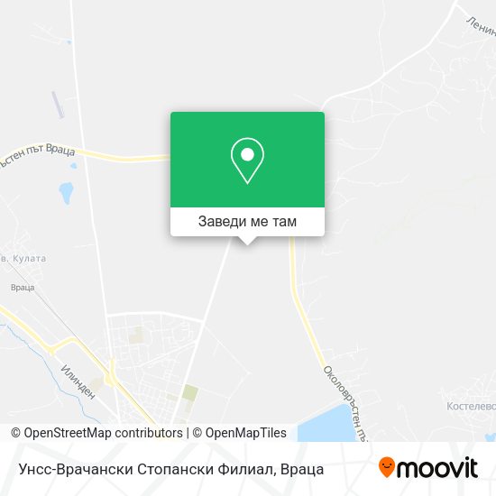 Унсс-Врачански Стопански Филиал карта