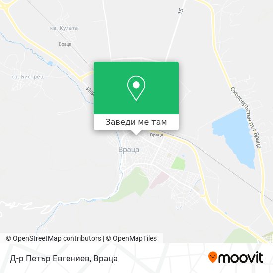 Д-р Петър Евгениев карта