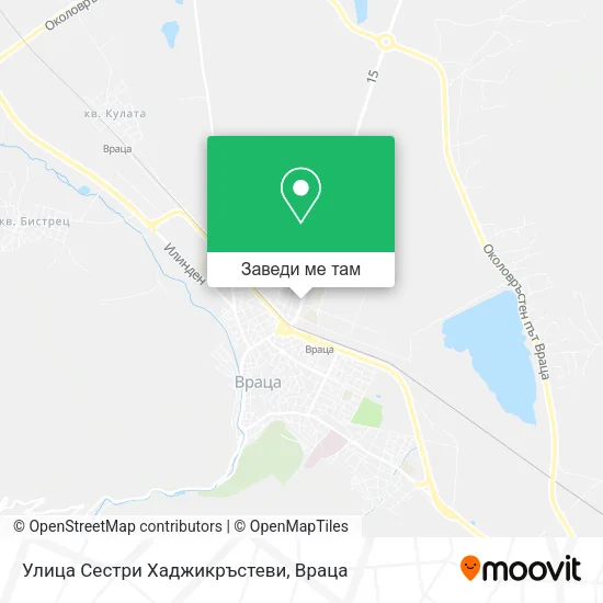 Улица Сестри Хаджикръстеви карта