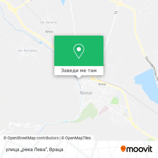 улица „река Лева“ карта