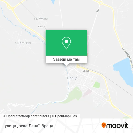 улица „река Лева“ карта