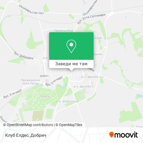 Клуб Елдес карта