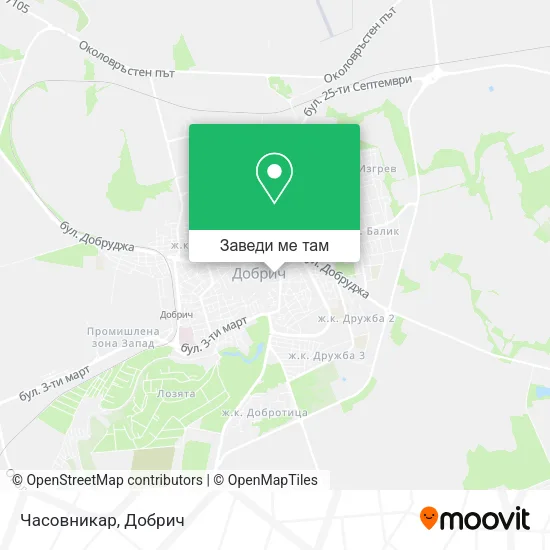 Часовникар карта