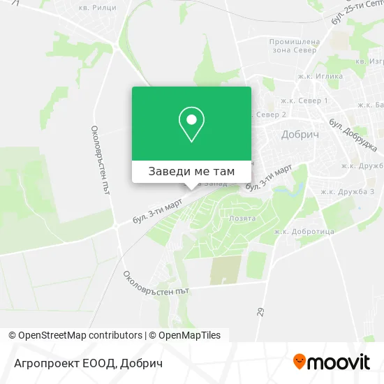 Агропроект ЕООД карта