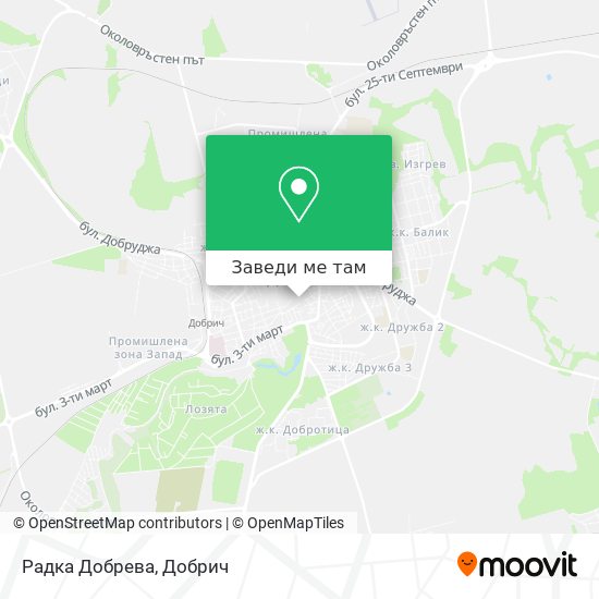 Радка Добрева карта