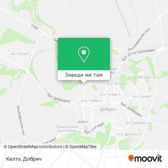 Келто карта