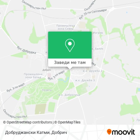 Добруджански Катми карта