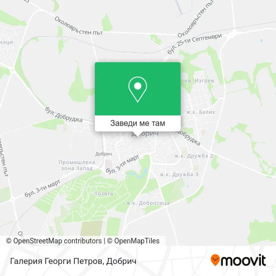 Галерия Георги Петров карта