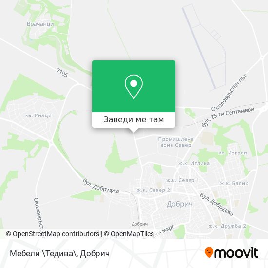 Мебели \Тедива\ карта