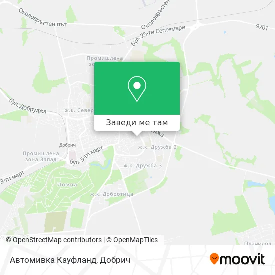 Автомивка Кауфланд карта
