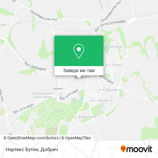 Нартекс Бутик карта