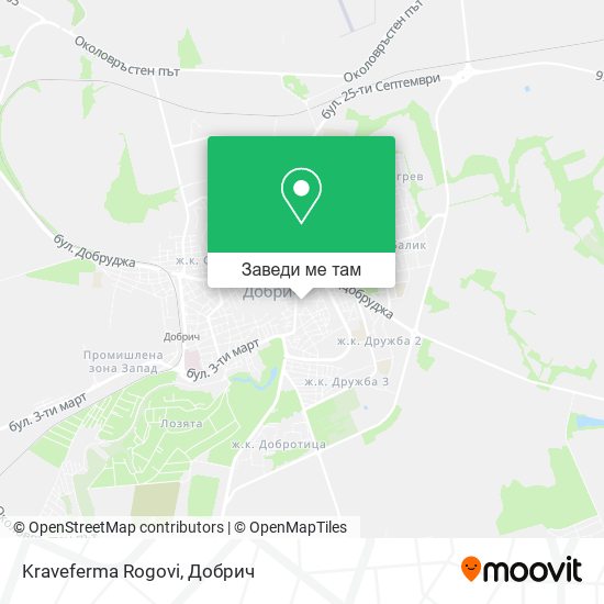 Kraveferma Rogovi карта