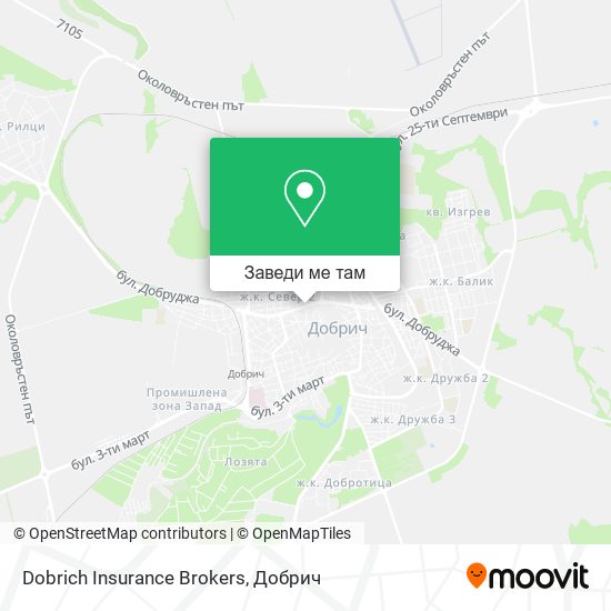 Dobrich Insurance Brokers карта
