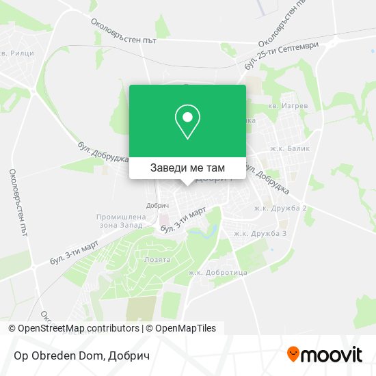 Op Obreden Dom карта
