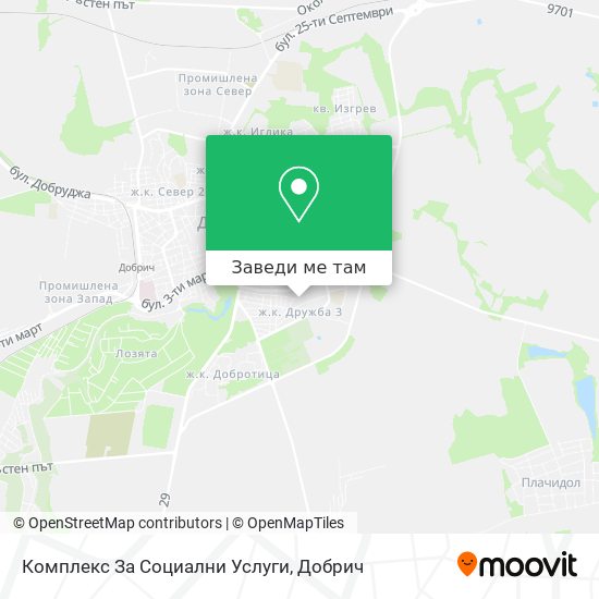 Комплекс За Социални Услуги карта