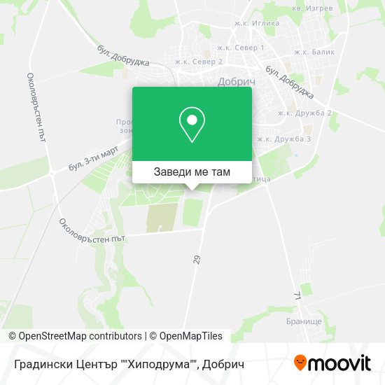 Градински Център ""Хиподрума"" карта