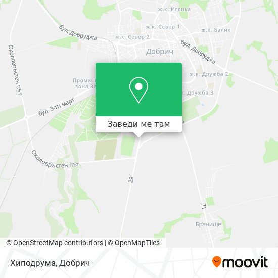 Хиподрума карта
