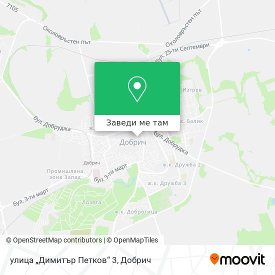 улица „Димитър Петков“ 3 карта
