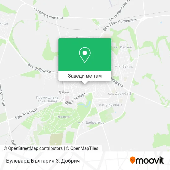 Булевард България 3 карта