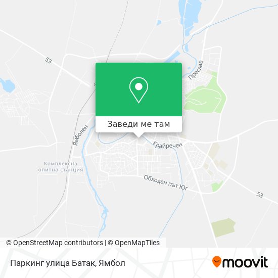 Паркинг улица Батак карта