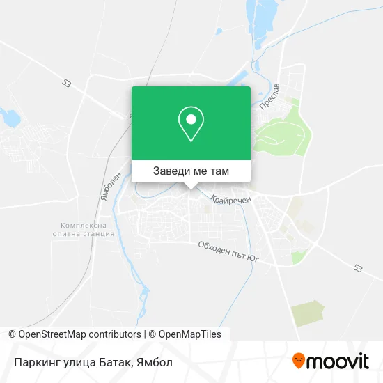 Паркинг улица Батак карта