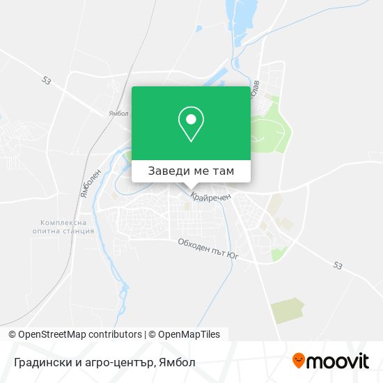 Градински и агро-център карта