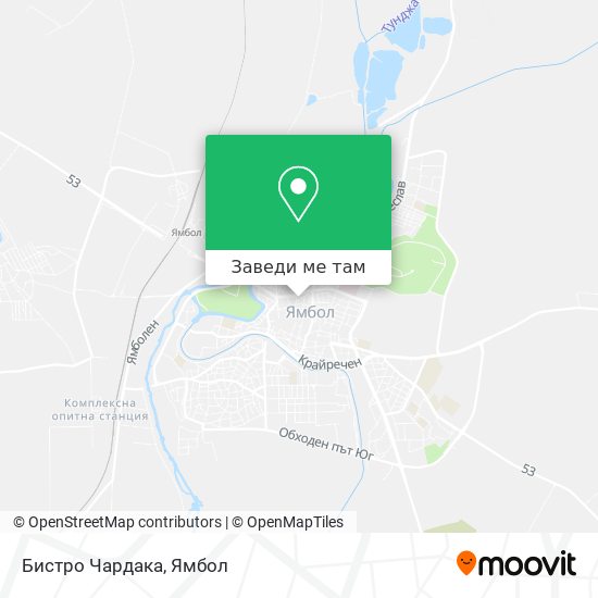 Бистро Чардака карта