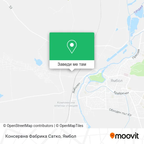 Консервна Фабрика Сатко карта