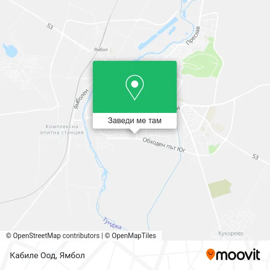 Кабиле Оод карта