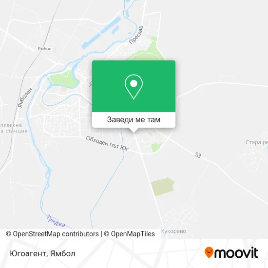 Югоагент карта