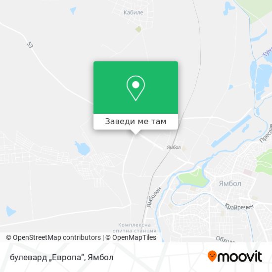 булевард „Европа“ карта