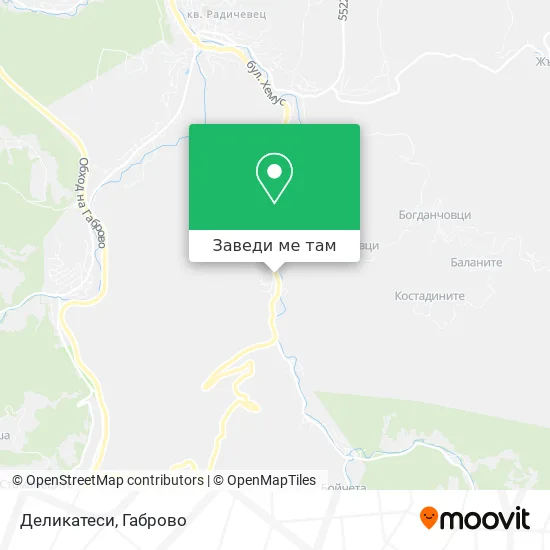 Деликатеси карта
