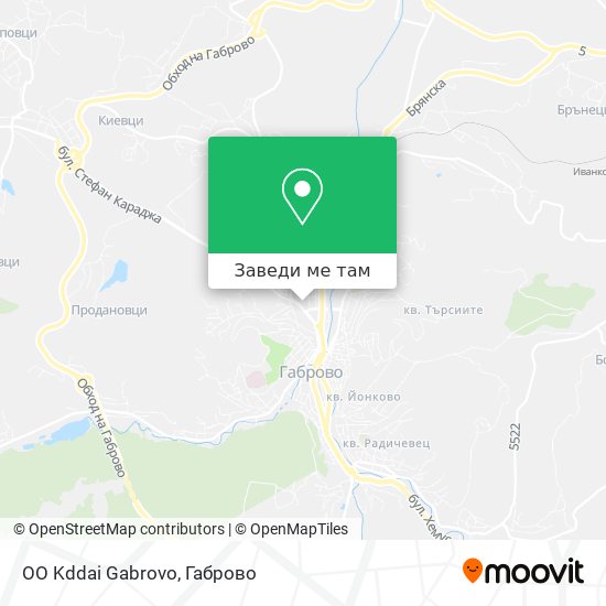 OO Kddai Gabrovo карта