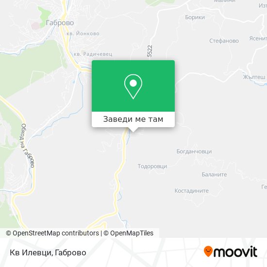 Кв Илевци карта