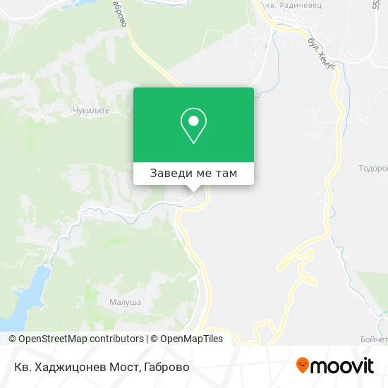 Кв. Хаджицонев Мост карта