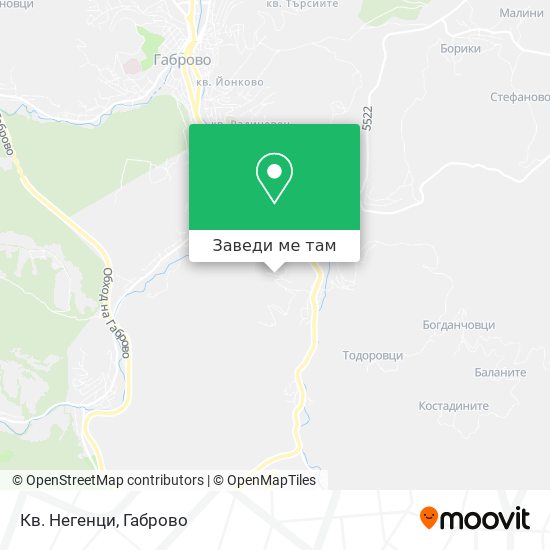 Кв. Негенци карта