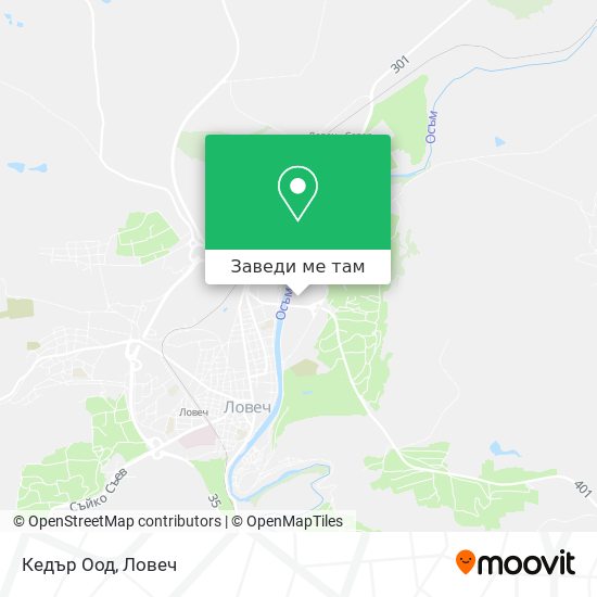 Кедър Оод карта