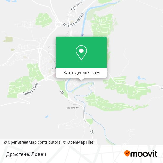 Дръстене карта