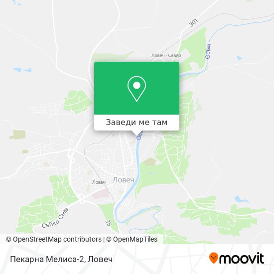 Пекарна Мелиса-2 карта
