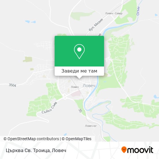 Църква Св. Троица карта