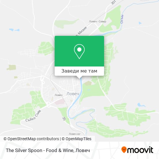The Silver Spoon - Food & Wine карта