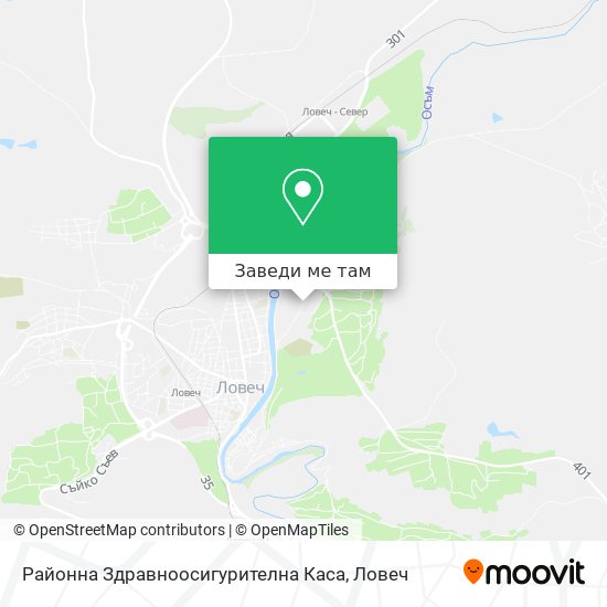Районна Здравноосигурителна Каса карта